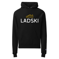 LADSKI & Champion® Premium Men’s Hoodie – Black | Street-Approved Luxury Fit