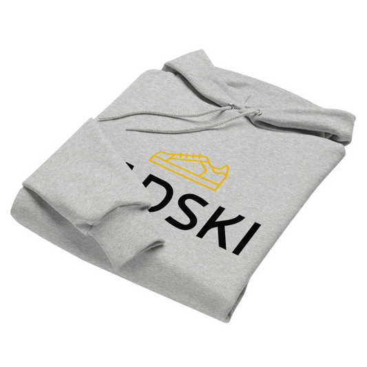 LADSKI & Champion® Premium Men’s Hoodie (Grey) – Street-Approved, All-Day Comfort